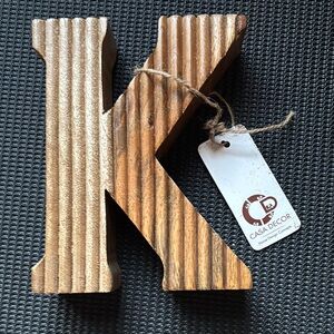 Casa Decor Wooden Letter K